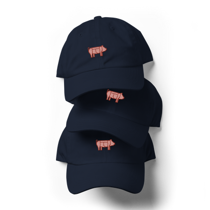 Pink Pig Dad hat