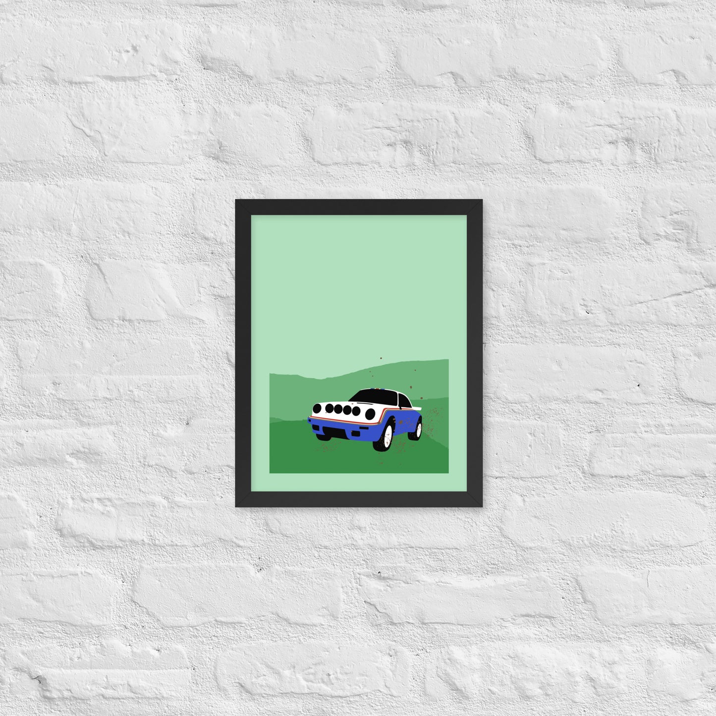 Forest Rally Framed Print