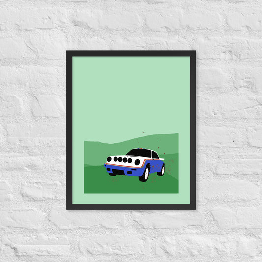 Forest Rally Framed Print