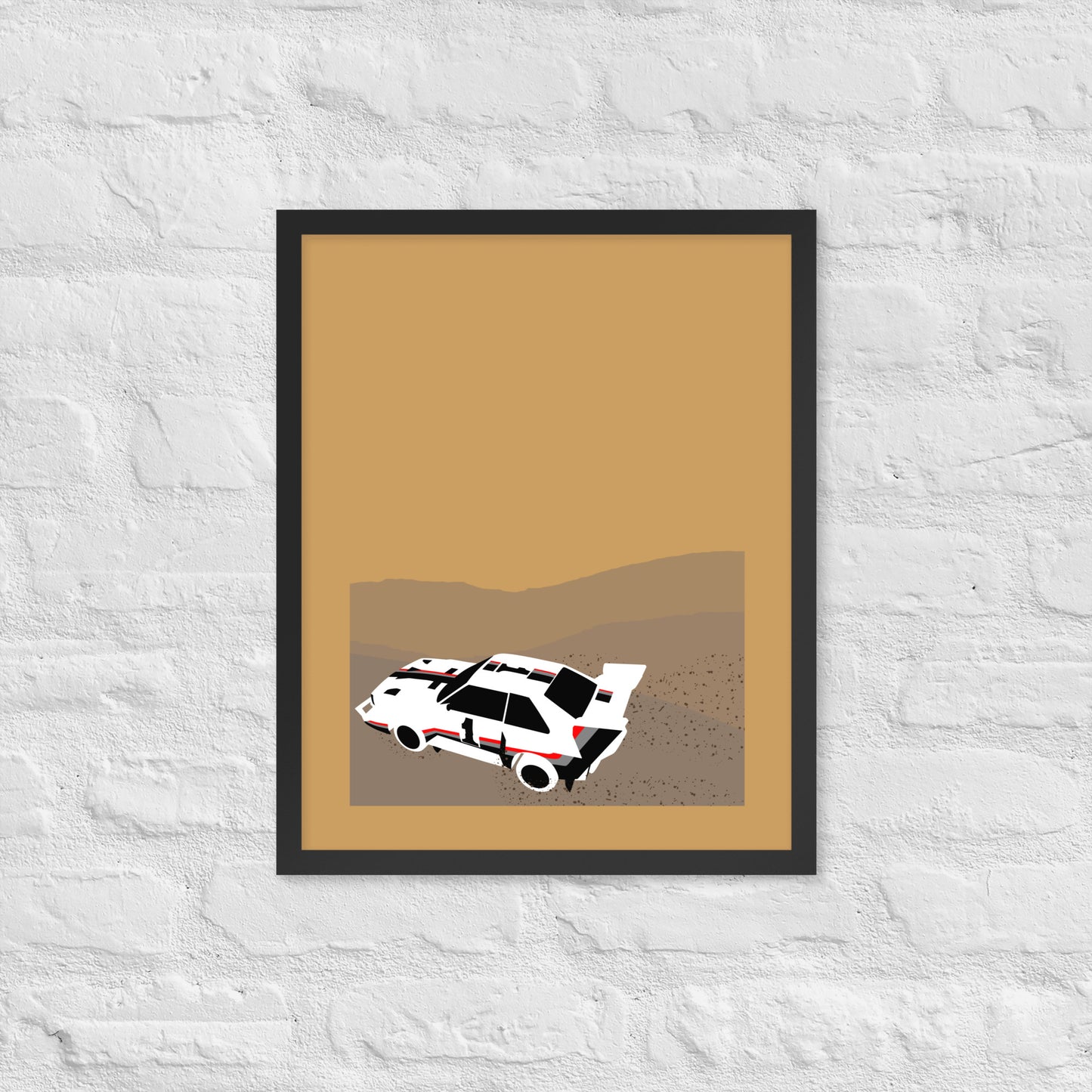 Mountain Rally Framed Print