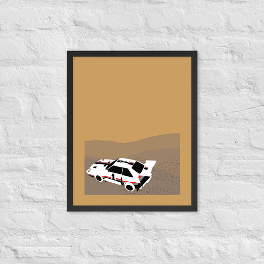 Mountain Rally Framed Print