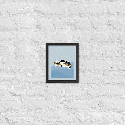 Snow Rally Frame Print