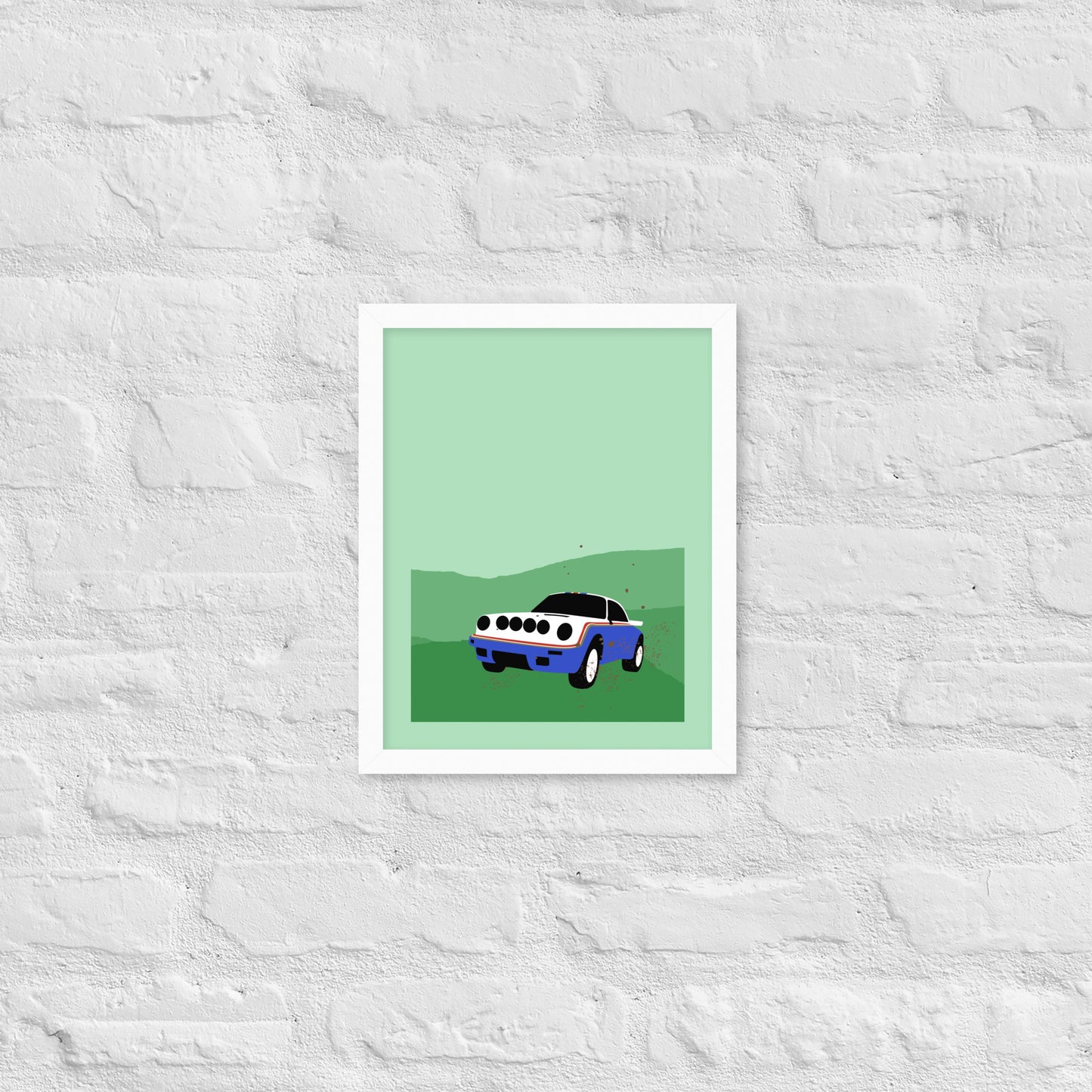 Forest Rally Framed Print