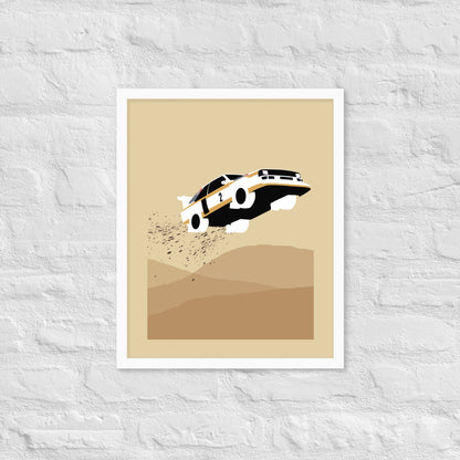 Desert Rally Framed Print