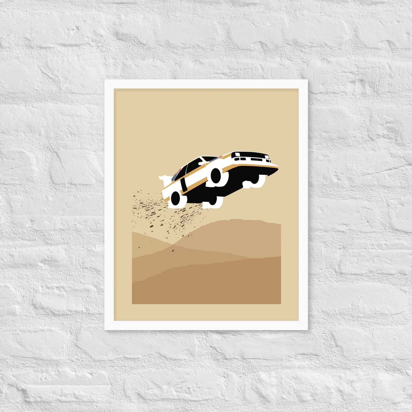 Desert Rally Framed Print