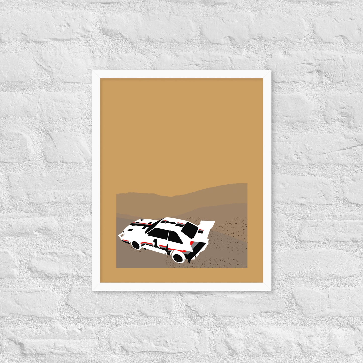 Mountain Rally Framed Print