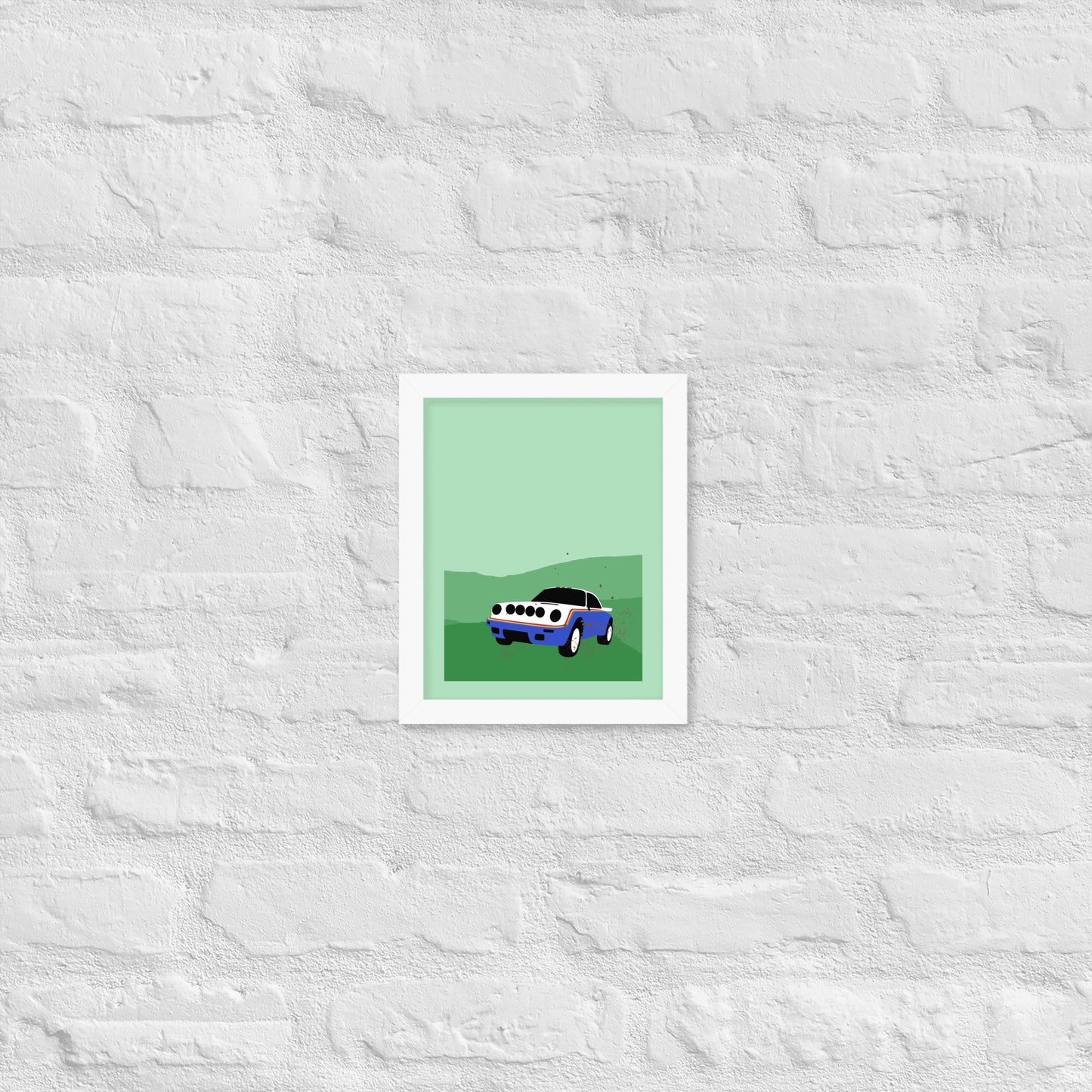 Forest Rally Framed Print