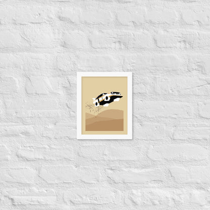 Desert Rally Framed Print