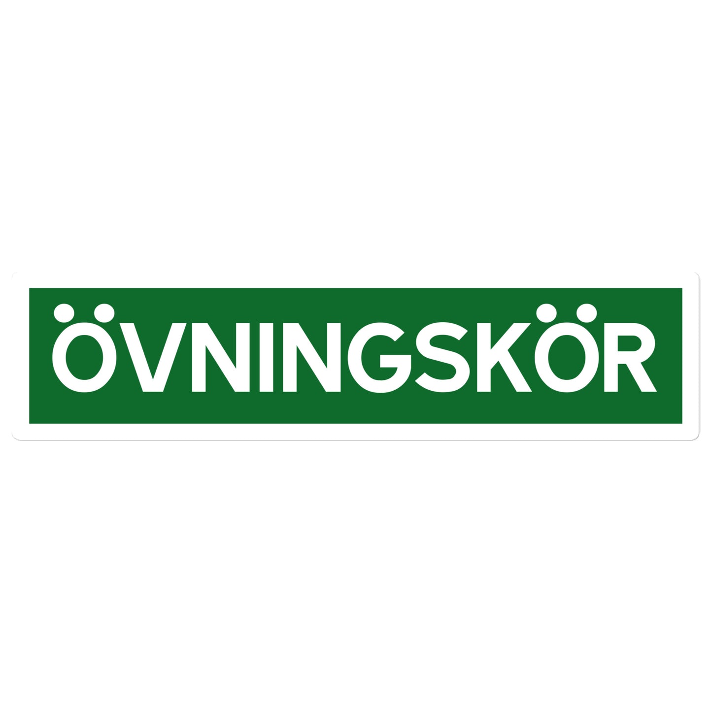 Swedish "Learning Driver" Sticker