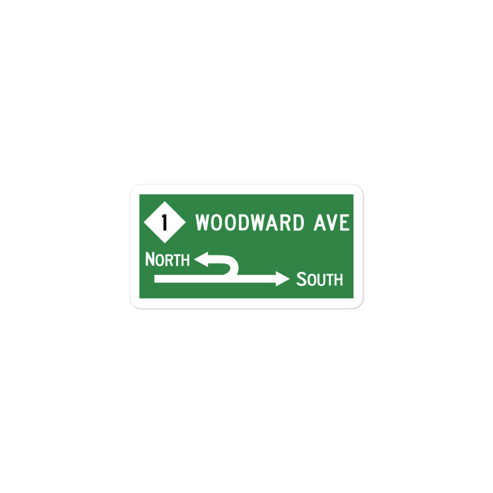 Woodward Sticker