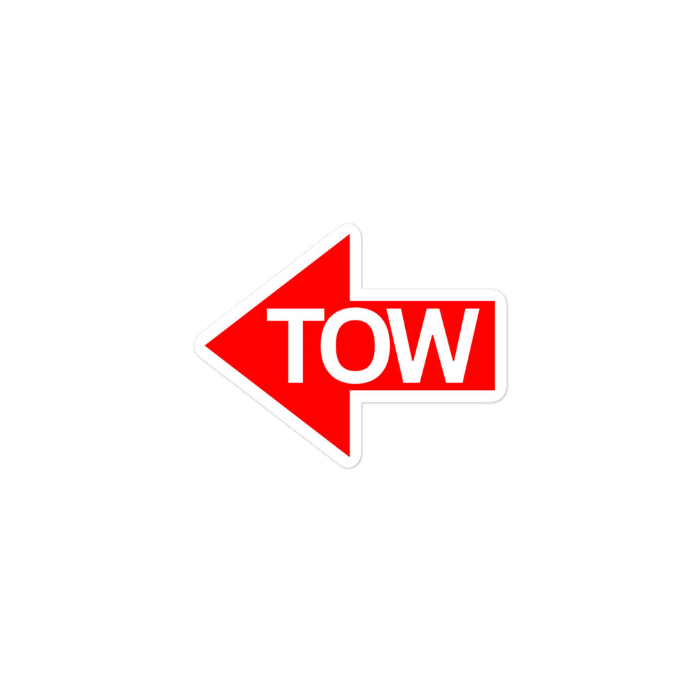 Tow Sticker