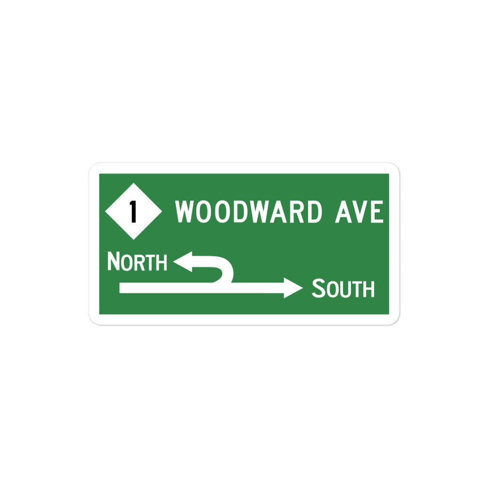 Woodward Sticker