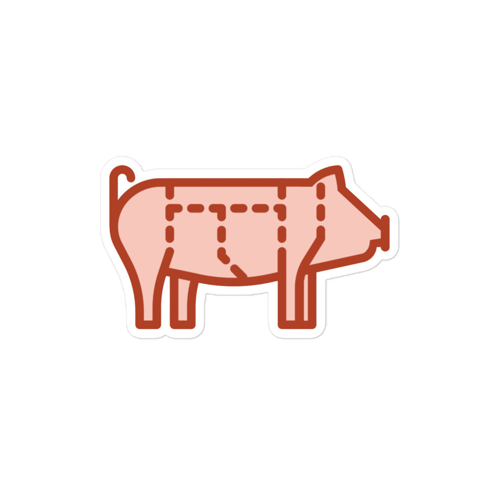 Pink Pig Sticker