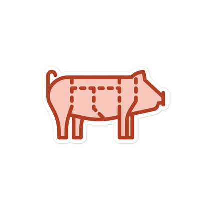 Pink Pig Sticker