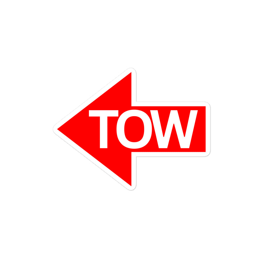 Tow Sticker