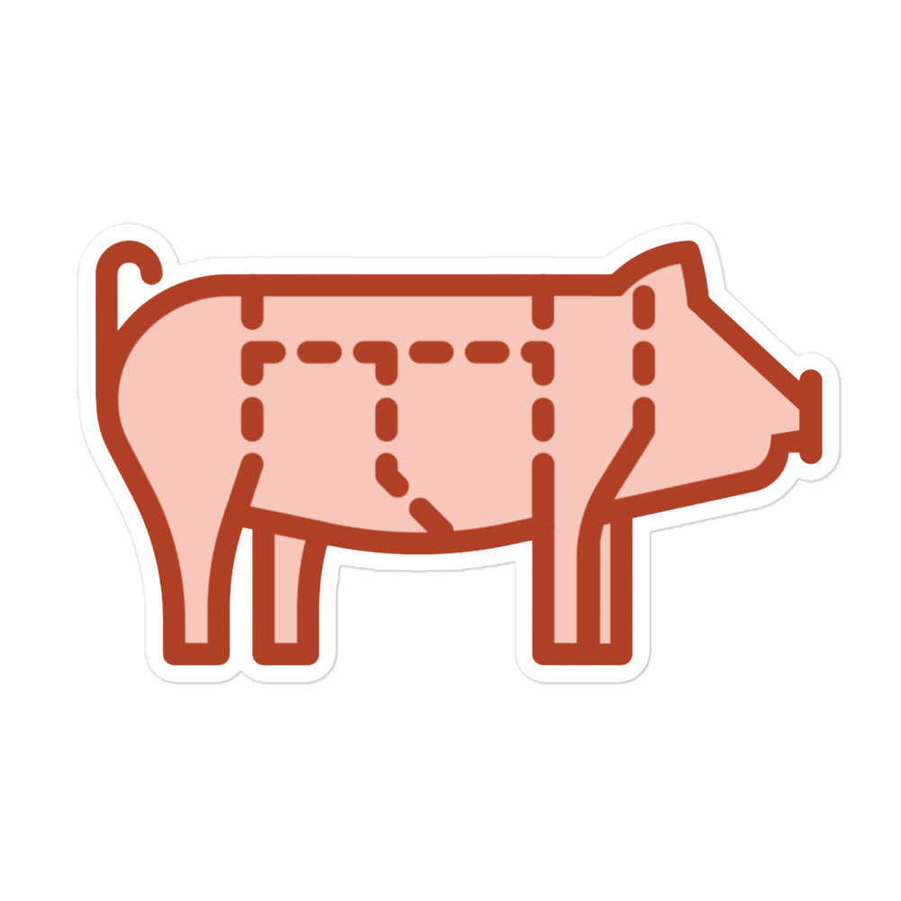 Pink Pig Sticker