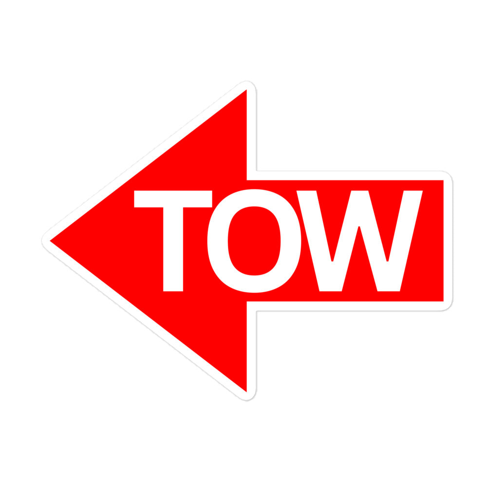 Tow Sticker