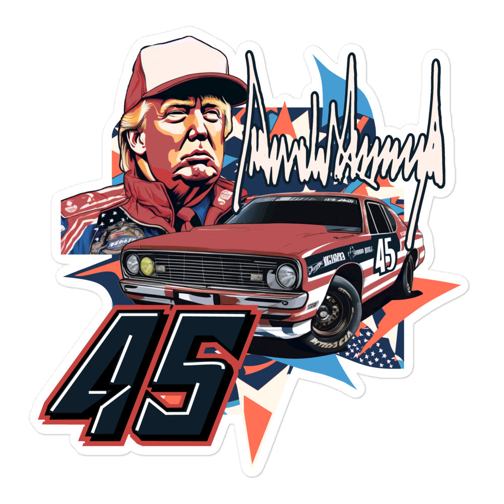 Trump Classic Racer Sticker