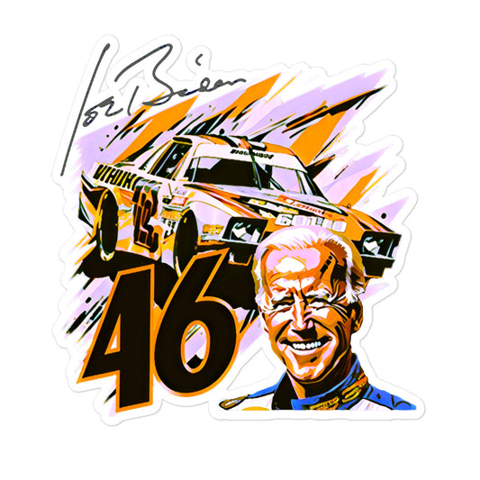 Biden Classic Racer Sticker