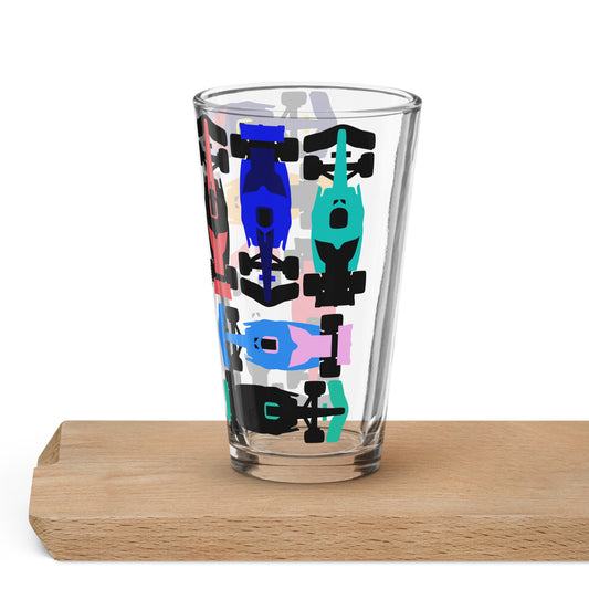 Formula Shaker pint glass