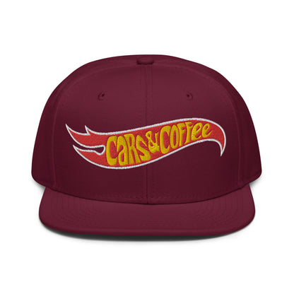 Cars & Coffee Snapback Hat